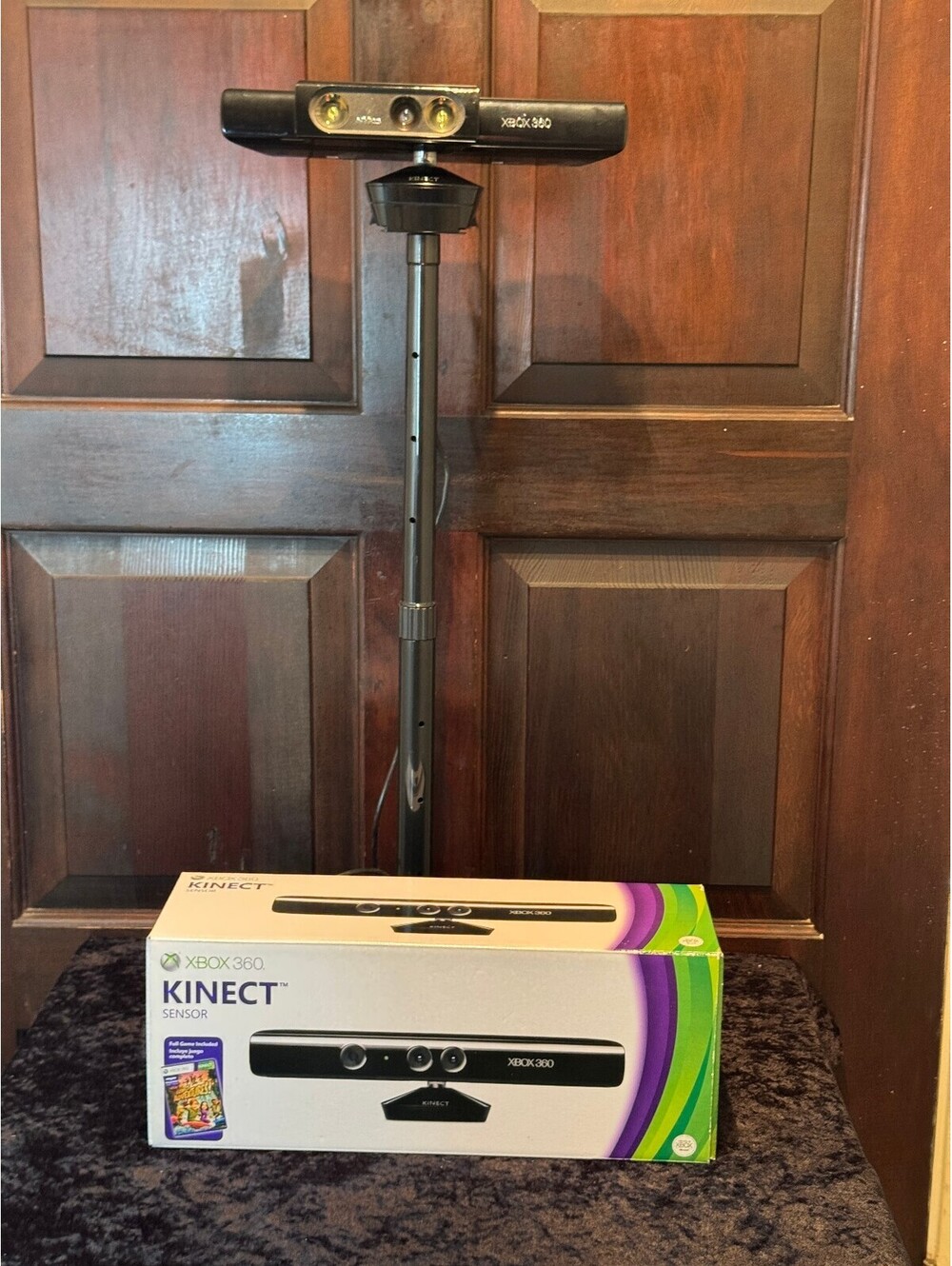 Xbox 360 Kinect Sensor with Stand and Original Box